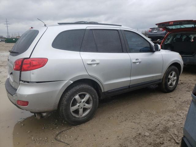 5NMSG13D37H048885 - 2007 HYUNDAI SANTA FE GLS SILVER photo 3