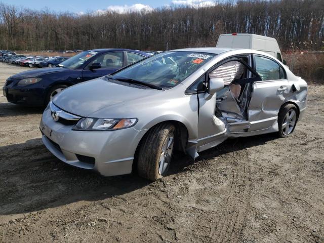 2HGFA16609H343734 - 2009 HONDA CIVIC LX-S SILVER photo 1