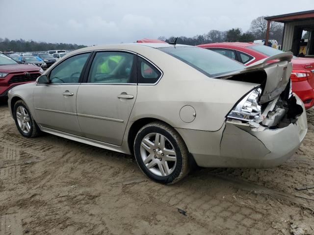 2G1WB5EK8B1328701 - 2011 CHEVROLET IMPALA LT BEIGE photo 2