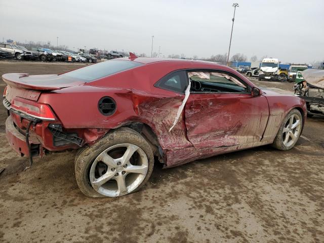 2G1FF1E39F9121795 - 2015 CHEVROLET CAMARO LT RED photo 3