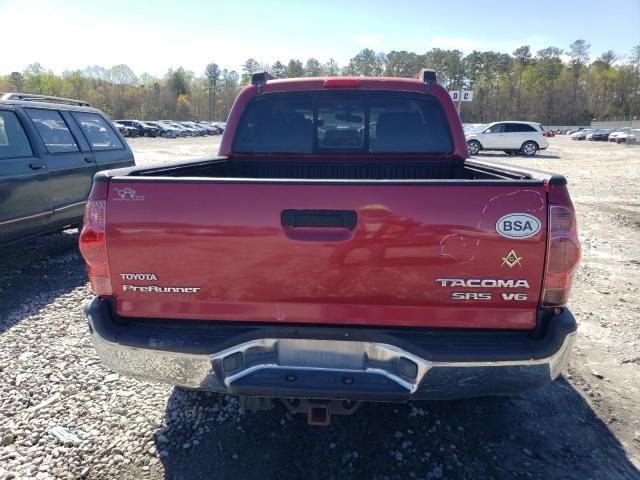 5TEJU62N66Z273473 - 2006 TOYOTA TACOMA DOUBLE CAB PRERUNNER MAROON photo 6