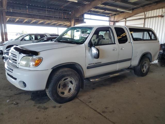 5TBRU34185S451044 - 2005 TOYOTA TUNDRA ACCESS CAB SR5 WHITE photo 1