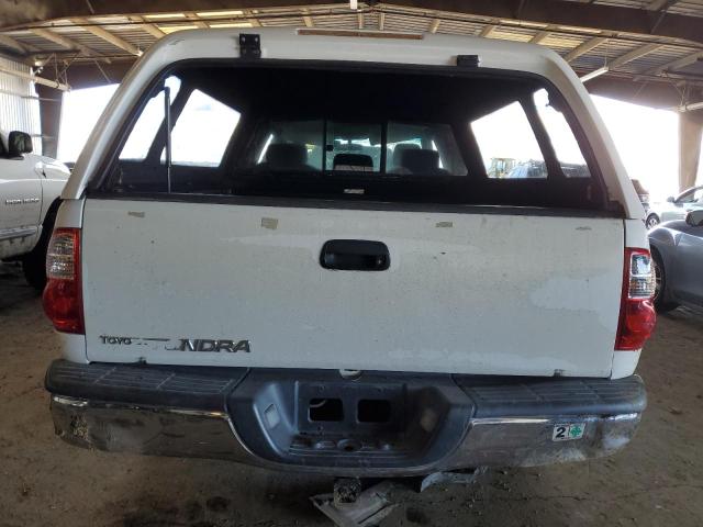 5TBRU34185S451044 - 2005 TOYOTA TUNDRA ACCESS CAB SR5 WHITE photo 6