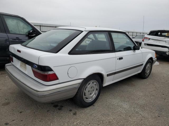 1FAPP919XLT143624 - 1990 FORD ESCORT LX WHITE photo 3