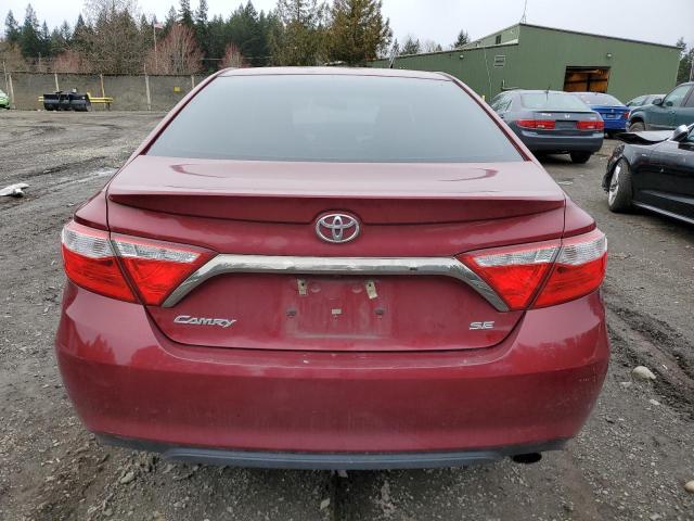 4T1BF1FK8FU928206 - 2015 TOYOTA CAMRY LE RED photo 6