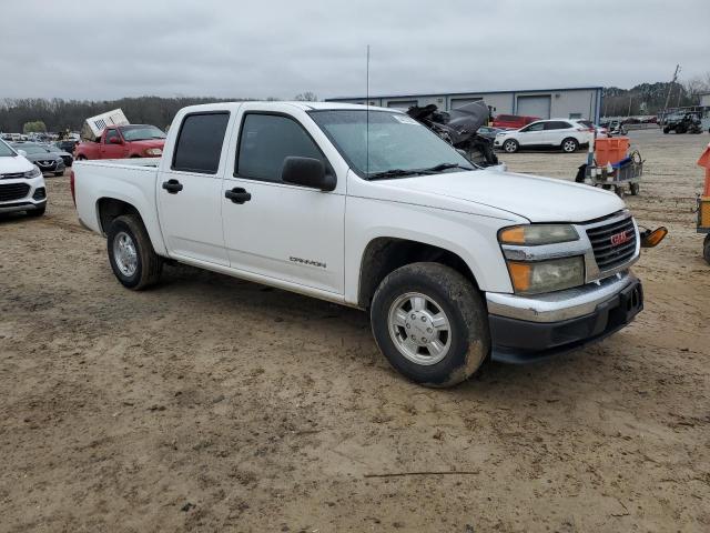 1GTCS136058154195 - 2005 GMC CANYON WHITE photo 4