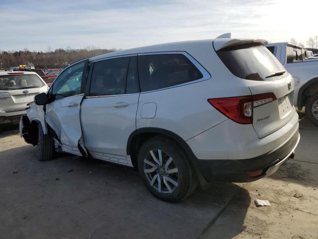 5FNYF5H56KB030039 - 2019 HONDA PILOT EXL WHITE photo 2