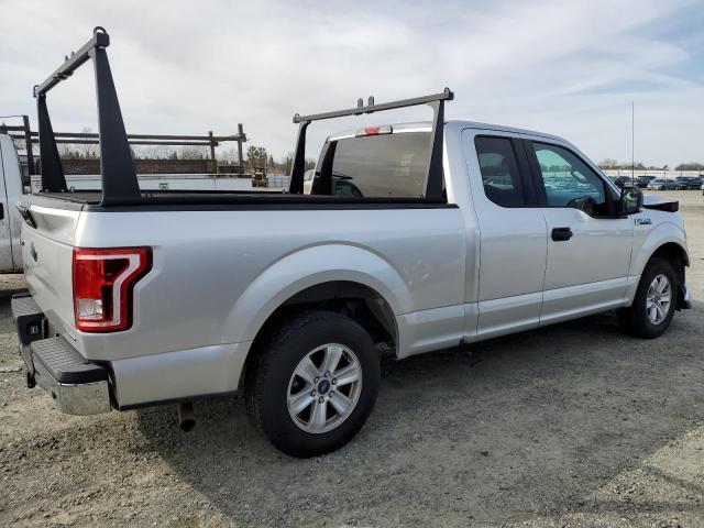 1FTEX1C83FKE51784 - 2015 FORD F150 SUPER CAB SILVER photo 3