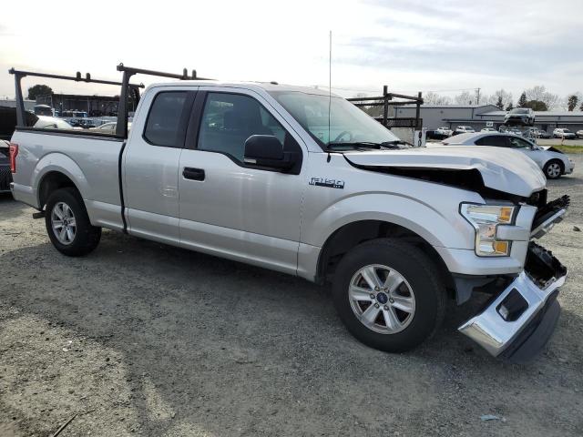 1FTEX1C83FKE51784 - 2015 FORD F150 SUPER CAB SILVER photo 4