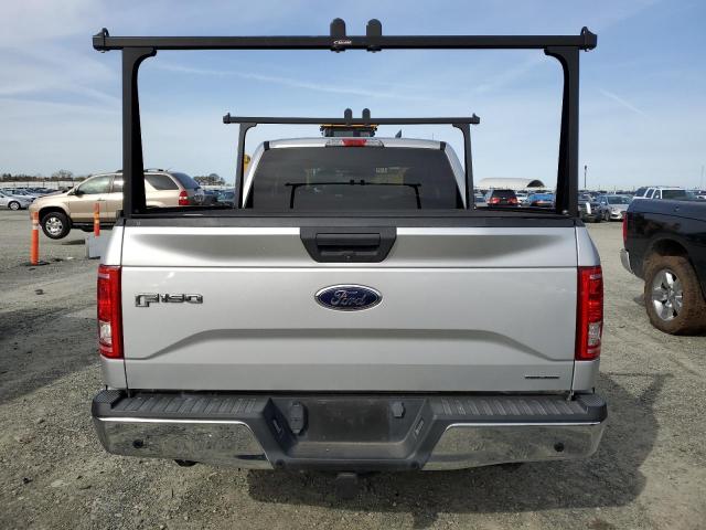 1FTEX1C83FKE51784 - 2015 FORD F150 SUPER CAB SILVER photo 6