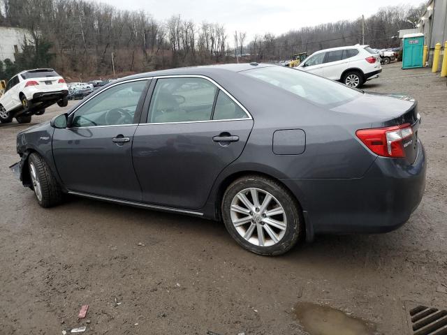 4T1BD1FK2CU037460 - 2012 TOYOTA CAMRY HYBRID CHARCOAL photo 2