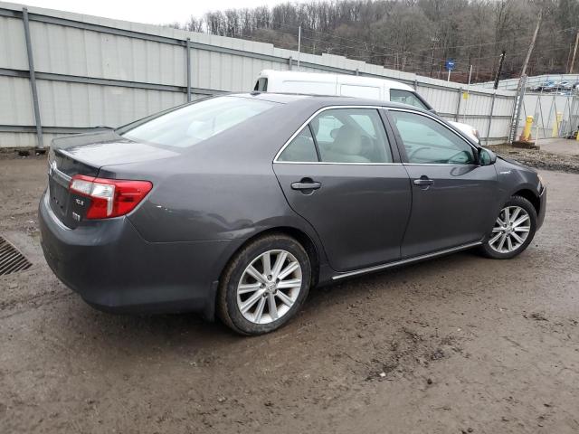 4T1BD1FK2CU037460 - 2012 TOYOTA CAMRY HYBRID CHARCOAL photo 3