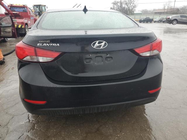 5NPDH4AE2EH459634 - 2014 HYUNDAI ELANTRA SE BLACK photo 6