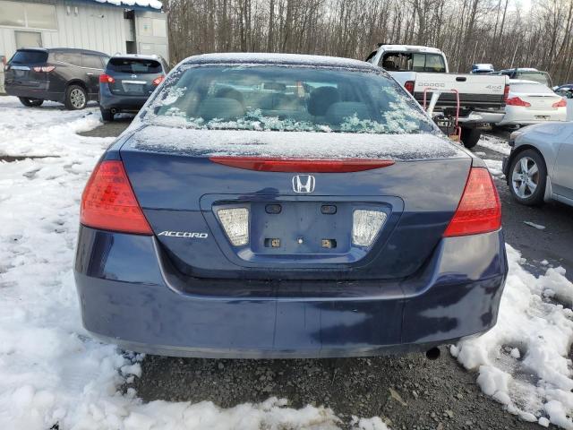 1HGCM561X7A129433 - 2007 HONDA ACCORD VALUE BLUE photo 6