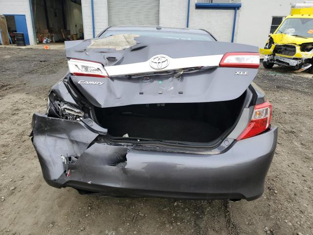 4T4BF1FKXCR205524 - 2012 TOYOTA CAMRY BASE GRAY photo 6