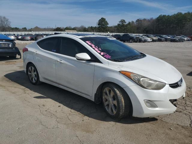 5NPDH4AE5DH235241 - 2013 HYUNDAI ELANTRA GLS WHITE photo 4