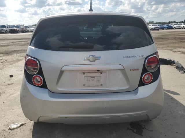 1G1JD6SB3E4143804 - 2014 CHEVROLET SONIC LT SILVER photo 6