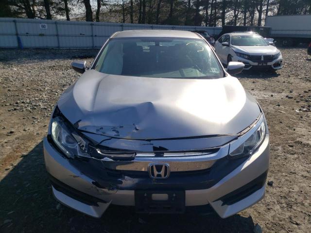 2HGFC2F59JH554989 - 2018 HONDA CIVIC LX SILVER photo 5