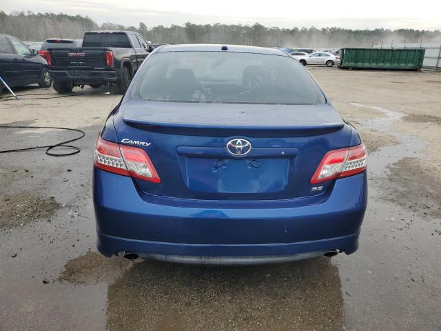 4T1BK3EK0AU603230 - 2010 TOYOTA CAMRY SE BLUE photo 6