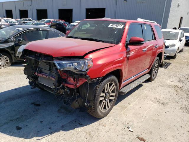 JTEBU5JR6K5618755 - 2019 TOYOTA 4RUNNER SR5 RED photo 1