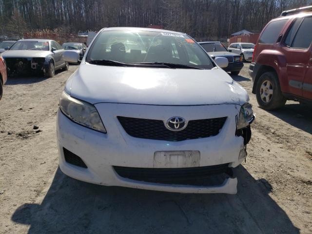 1NXBU4EE0AZ196942 - 2010 TOYOTA COROLLA BASE WHITE photo 5