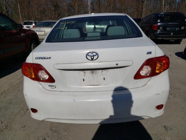 1NXBU4EE0AZ196942 - 2010 TOYOTA COROLLA BASE WHITE photo 6