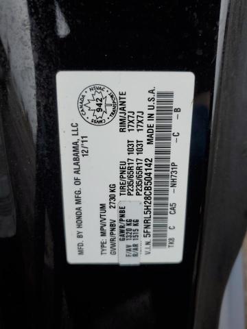 5FNRL5H28CB504142 - 2012 HONDA ODYSSEY LX BLACK photo 13