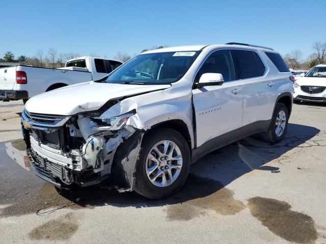 1GNERGKW3JJ220466 - 2018 CHEVROLET TRAVERSE LT WHITE photo 1