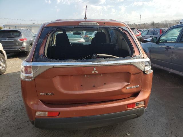 JA4AZ3A34EZ003467 - 2014 MITSUBISHI OUTLANDER SE ORANGE photo 6