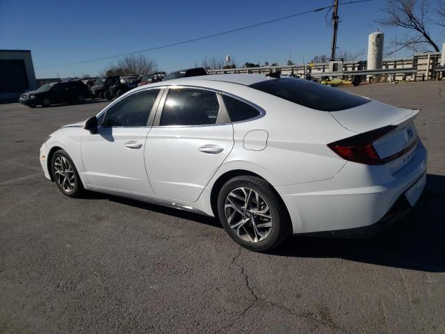 5NPEF4JA8LH055418 - 2020 HYUNDAI SONATA SEL WHITE photo 2