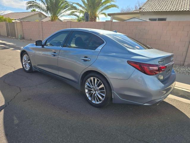 JN1EV7AR3JM441650 - 2018 INFINITI Q50 LUXE SILVER photo 3