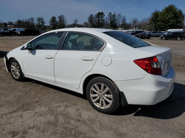 2HGFB2F86CH319773 - 2012 HONDA CIVIC EX WHITE photo 2