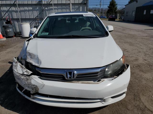 2HGFB2F86CH319773 - 2012 HONDA CIVIC EX WHITE photo 5