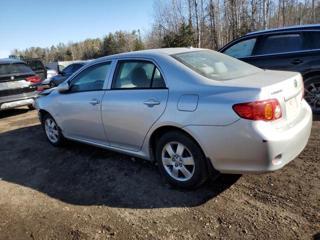 2T1BU4EE8AC337791 - 2010 TOYOTA COROLLA BASE SILVER photo 2