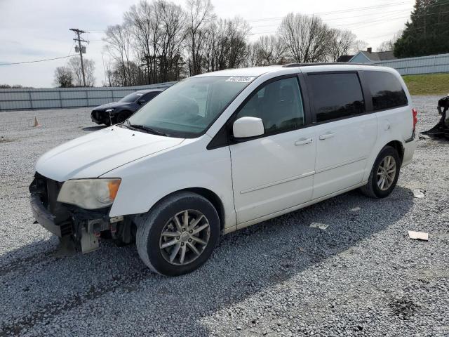 2C4RDGCG8ER347490 - 2014 DODGE GRAND CARA SXT WHITE photo 1