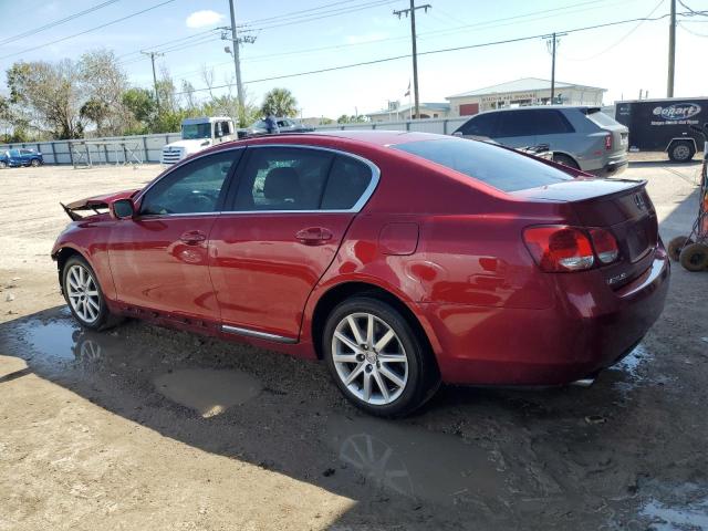 JTHBH96S565006353 - 2006 LEXUS GS 300 RED photo 2