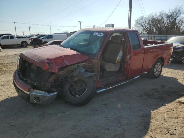 1FTEX1C86AFB18657 - 2010 FORD F150 SUPER CAB RED photo 1