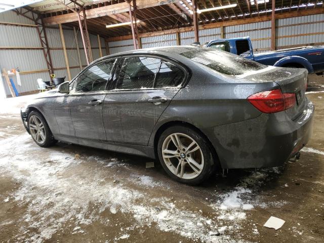 WBA8D9C51JA013979 - 2018 BMW 330 XI GRAY photo 2