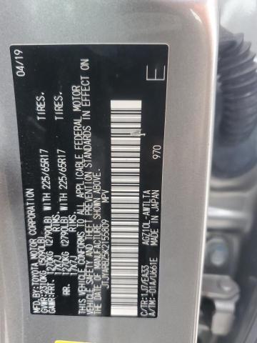 JTJYARBZ5K2155809 - 2019 LEXUS NX 300 BASE ნაცრისფერი ფოტო 13