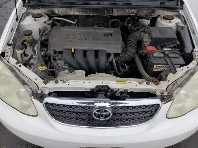 2T1BR32E05C399949 - 2005 TOYOTA COROLLA CE WHITE photo 11