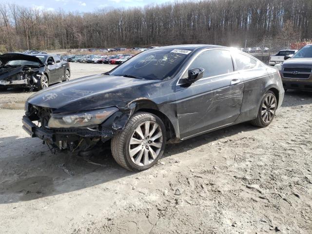 1HGCS22838A013127 - 2008 HONDA ACCORD EXL BLACK photo 1