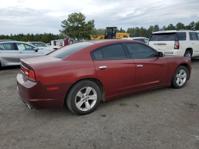 2C3CDXBG6CH111225 - 2012 DODGE CHARGER SE MAROON photo 3