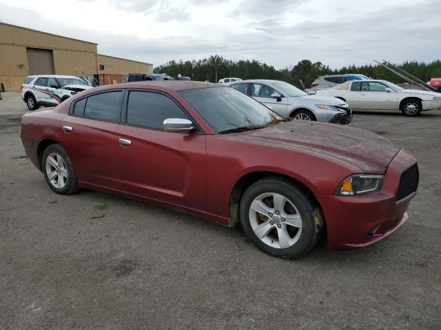 2C3CDXBG6CH111225 - 2012 DODGE CHARGER SE MAROON photo 4