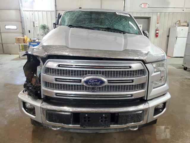 1FTEW1EG5HFA74409 - 2017 FORD F150 SUPERCREW SILVER photo 5