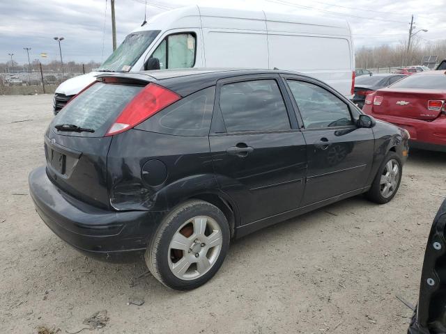 1FAHP37N77W163923 - 2007 FORD FOCUS ZX5 BLACK photo 3