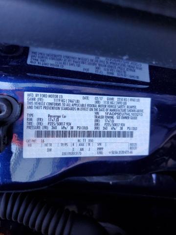 1FADP5EU7HL103213 - 2017 FORD C-MAX SE BLUE photo 12