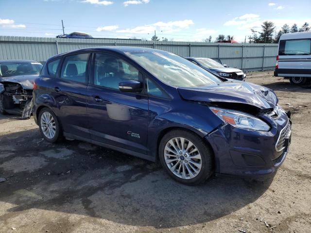 1FADP5EU7HL103213 - 2017 FORD C-MAX SE BLUE photo 4