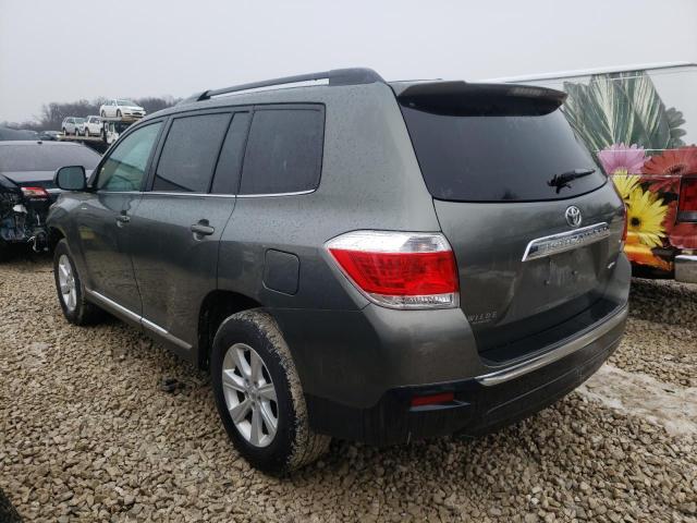 5TDBK3EH2BS041636 - 2011 TOYOTA HIGHLANDER BASE Сұр фото 2