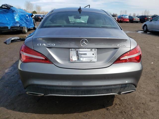 WDDSJ4GB4JN626066 - 2018 MERCEDES-BENZ CLA 250 4MATIC GRAY photo 6