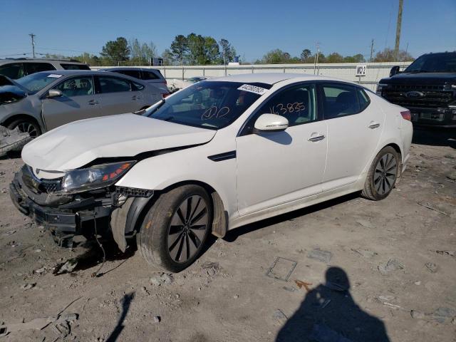 KNAGR4A6XB5117084 - 2011 KIA OPTIMA SX WHITE photo 1